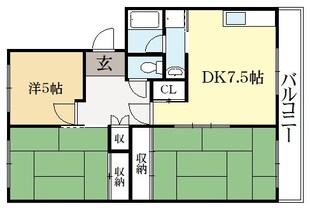 宇治駅 徒歩19分 1階の物件間取画像